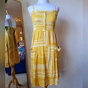 Knox Rose Yellow Midi Dress